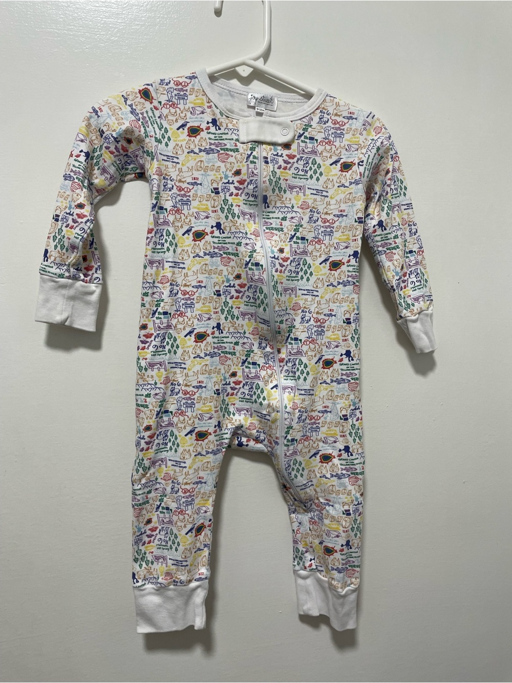 Joy Street national park Pima cotton Multi-Color Printed One-Piece Pajamas